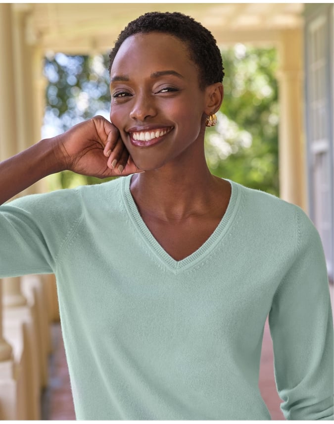 Cashmere V Neck Sweater