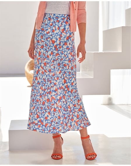 Bias Midi Skirt